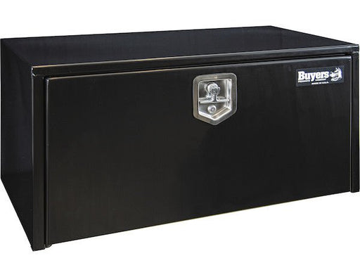 Tool Box 24x24x36, Black Steel, Underbody Truck Box, Locking Storage, Drop Door, Height 24" x Depth 24" x Width 36", Buyers 1704305 - UnitedBuilt Equipment