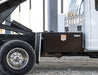 Tool Box 24x24x36, Black Steel, Underbody Truck Box, Locking Storage, Drop Door, Height 24" x Depth 24" x Width 36", Buyers 1704305 - UnitedBuilt Equipment