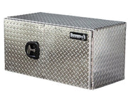 Tool Box 24x24x36, Diamond Tread Aluminum, Underbody Truck Box, Locking Storage, Double Barn Door, Height 24" x Depth 24" x Width 36", Buyers 1702235 - UnitedBuilt Equipment
