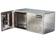 Tool Box 24x24x36, Diamond Tread Aluminum, Underbody Truck Box, Locking Storage, Double Barn Door, Height 24" x Depth 24" x Width 36", Buyers 1702235 - UnitedBuilt Equipment