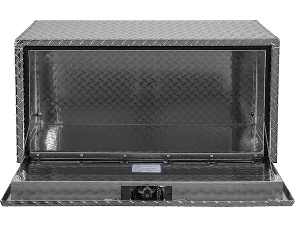 Tool Box, Diamond Tread Aluminum, Locking Storage, 18x18x36, Height 18" x Depth 18" x Width 36", Buyers 1705105 - UnitedBuilt Equipment