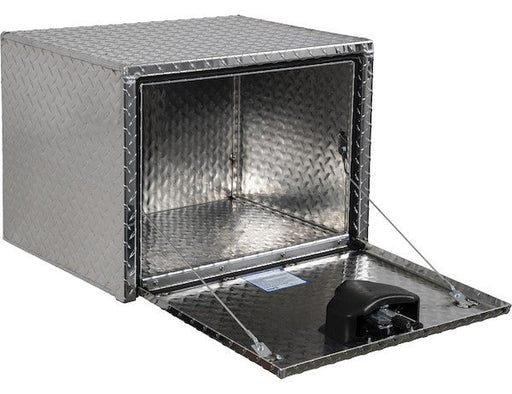Tool Box, Diamond Tread Aluminum, Locking Storage, 24x24x24, Height 24" x Depth 24" x Width 24" Buyers 1705130 - UnitedBuilt Equipment