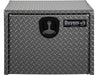 Tool Box, Diamond Tread Aluminum, Locking Storage, 24x24x24, Height 24" x Depth 24" x Width 24" Buyers 1705130 - UnitedBuilt Equipment
