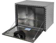 Tool Box, Diamond Tread Aluminum, Locking Storage, 24x24x24, Height 24" x Depth 24" x Width 24" Buyers 1705130 - UnitedBuilt Equipment