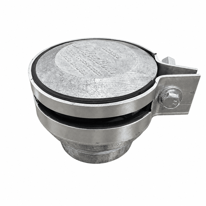 UnitedBuilt BC2399 Adjustable Fan Spray Head, A380 Aluminum, 3" Groove - UnitedBuilt Equipment