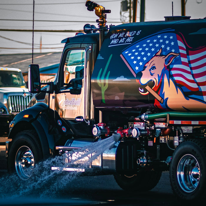 UnitedBuilt CONEXPO Edition 6V4700 VisionTank™ Water Truck, 2027 Black Kenworth T480, Allison 3500 - RDS, 66K GVWR - UnitedBuilt Equipment