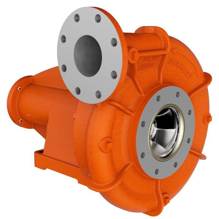 Water Pump, Model B4JRMBHS, 5" Suction x 4" Discharge Flanged, Clockwise (CW), Hydraulic Drive SAE C 4 - Bolt 1 - 1/4" x 14T, 13" Impeller, Mechanical Seal, Berkeley B69743 - UnitedBuilt Equipment