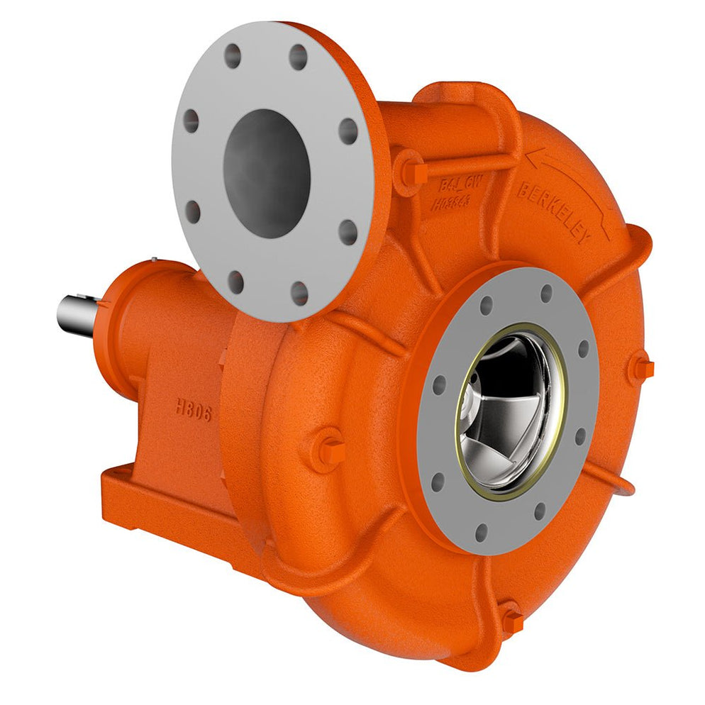 Water Truck Pump, Model B4JRMBHS, 5" Suction x 4" Discharge Flanged