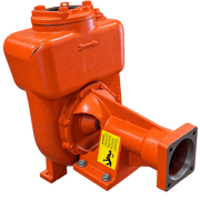 Water Pump, Self-Priming, Model B4ZRKS, 4" Suction x 4" Discharge, Female NPT Ends, Clockwise (CW), Hydraulic Drive SAE C 4-Bolt 1-1/4" x 14T, 9.12" Cast Iron Impeller, Mechanical Seal, Berkeley B70373 (MEGA 302430) - UnitedBuilt Equipment