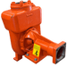 Water Pump, Self-Priming, Model B4ZRKS, 4" Suction x 4" Discharge, Female NPT Ends, Clockwise (CW), Hydraulic Drive SAE C 4-Bolt 1-1/4" x 14T, 9.12" Cast Iron Impeller, Mechanical Seal, Berkeley B70373 (MEGA 302430) - UnitedBuilt Equipment