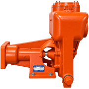 Water Pump, Self-Priming, Model B4ZRKS, 4" Suction x 4" Discharge, Female NPT Ends, Clockwise (CW), Hydraulic Drive SAE C 4-Bolt 1-1/4" x 14T, 9.12" Cast Iron Impeller, Mechanical Seal, Berkeley B70373 (MEGA 302430) - UnitedBuilt Equipment