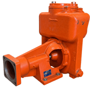 Water Pump, Self-Priming, Model B4ZRKS, 4" Suction x 4" Discharge, Female NPT Ends, Clockwise (CW), Hydraulic Drive SAE C 4-Bolt 1-1/4" x 14T, 9.12" Cast Iron Impeller, Mechanical Seal, Berkeley B70373 (MEGA 302430) - UnitedBuilt Equipment