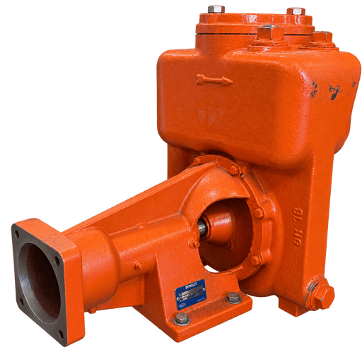 Water Pump, Self-Priming, Model B4ZRKS, 4" Suction x 4" Discharge, Female NPT Ends, Clockwise (CW), Hydraulic Drive SAE C 4-Bolt 1-1/4" x 14T, 9.12" Cast Iron Impeller, Mechanical Seal, Berkeley B70373 (MEGA 302430) - UnitedBuilt Equipment