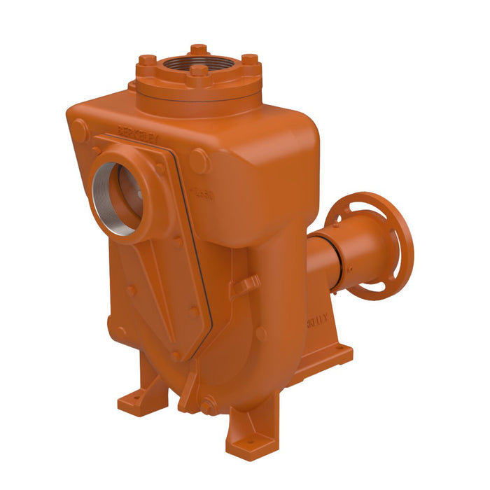 Water Truck Pump, CW Self Priming, Mechanical Seal, 4x4 FNPT, Hydraulic Drive, B4ZRKS, Berkeley B69876 - UnitedBuilt Equipment