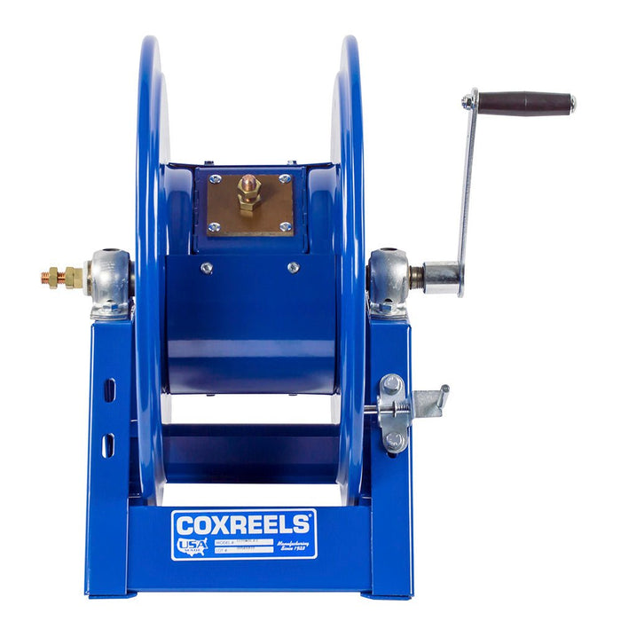 Welding Cable Reel, Hand Crank, Holds up to 300’ 2 Cable, Electrode and Grounding Lead Reels (Cable Not Included), Coxreels 1125WCL - 6 - C - UnitedBuilt Equipment