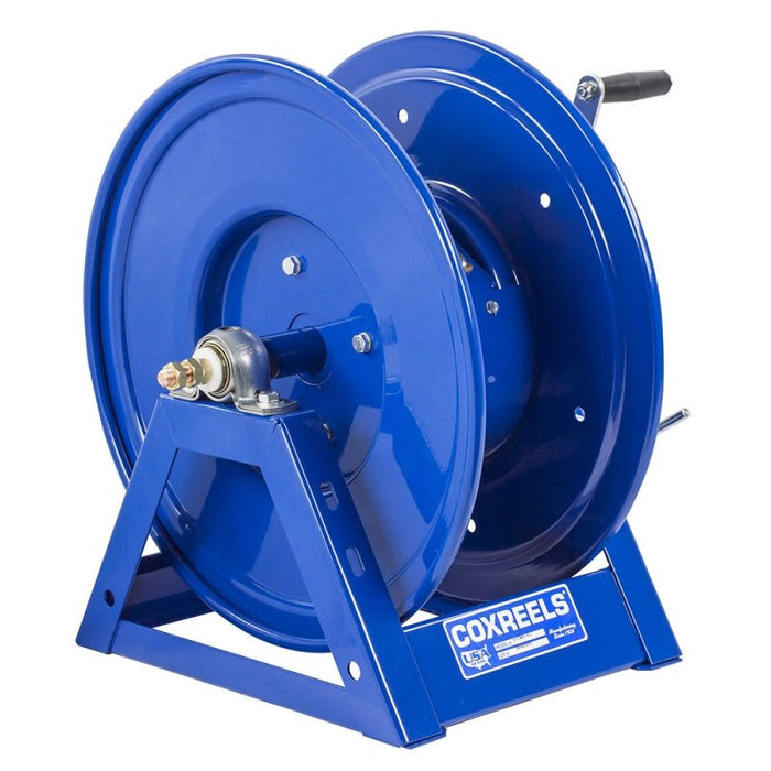 Welding Cable Reel, Hand Crank, Holds up to 300’ 2 Cable, Electrode and Grounding Lead Reels (Cable Not Included), Coxreels 1125WCL - 6 - C - UnitedBuilt Equipment