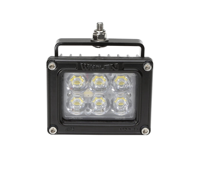Whelen NP6BB Pioneer Nano 6-LED Work Light, 12V, Black - UnitedBuilt Equipment