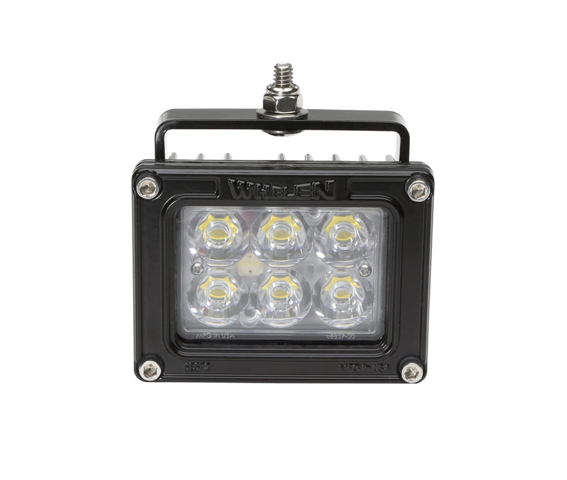 Whelen NP6BB Pioneer Nano 6-LED Work Light, 12V, Black