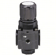 Air Regulator, 1/4" FNPT, 80cfm, 300 psi Max Op Pressure, Nonrising, SPEEDAIRE 4ZM14 - UnitedBuilt Equipment