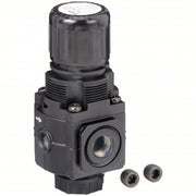 Air Regulator, 1/4" FNPT, 80cfm, 300 psi Max Op Pressure, Nonrising, SPEEDAIRE 4ZM14 - UnitedBuilt Equipment