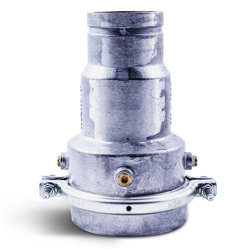Air-to-Close Spray Valve, Aluminum, 3" Grooved Ends, 1/8" FNPT Air Port, UnitedBuilt AV1100F - UnitedBuilt Equipment