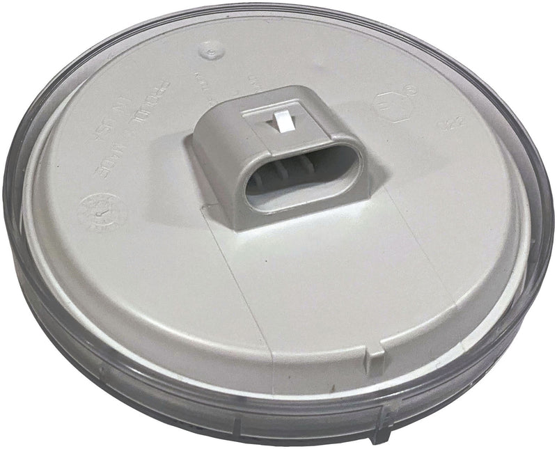 Back-Up Light, LED, White, Clear Lens, Round, AMP, 4", 12 Volt, Peterson M817C-7 - UnitedBuilt Equipment