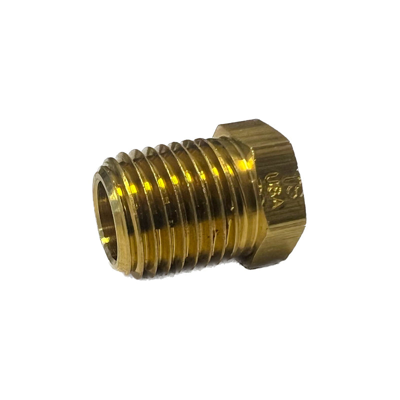 Bushing, 1/4" x 1/8" Threaded, Brass (3220X4X2) - UnitedBuilt Equipment