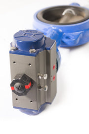 Butterfly Valve, Air Operated, Double Acting, Wafer-Style, EPDM, SS Stem and Disc, BI-TORQ - UnitedBuilt Equipment