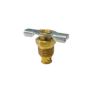 External Seat Drain Cock, 1/4" MNPT, Brass, 321P (145) - UnitedBuilt Equipment