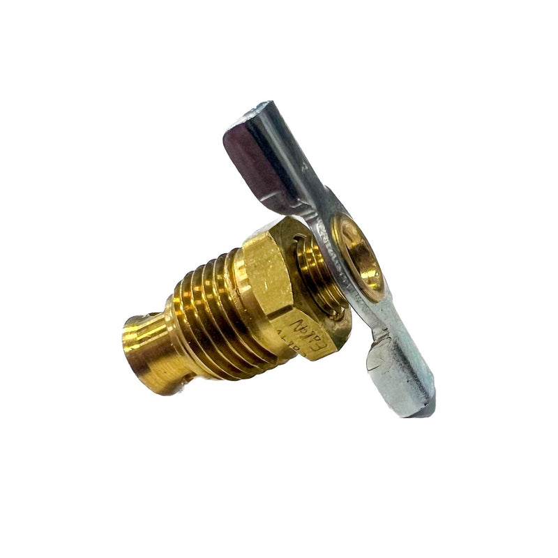 External Seat Drain Cock, 1/4" MNPT, Brass, 321P (145) - UnitedBuilt Equipment
