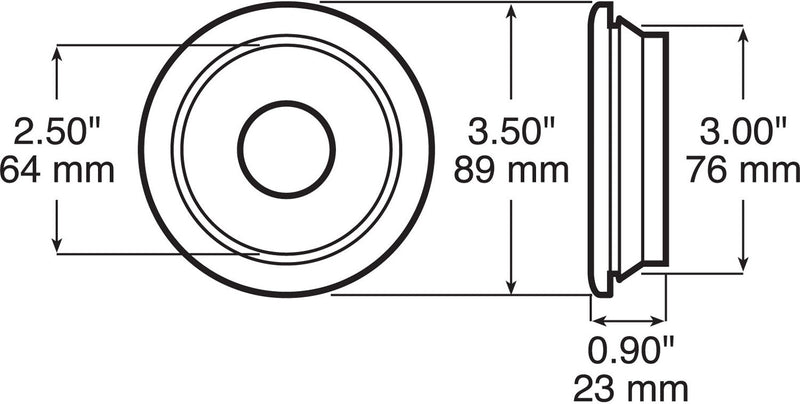 Grommet, Marker Light, Peterson B142-18 (LITE142-18) - UnitedBuilt Equipment