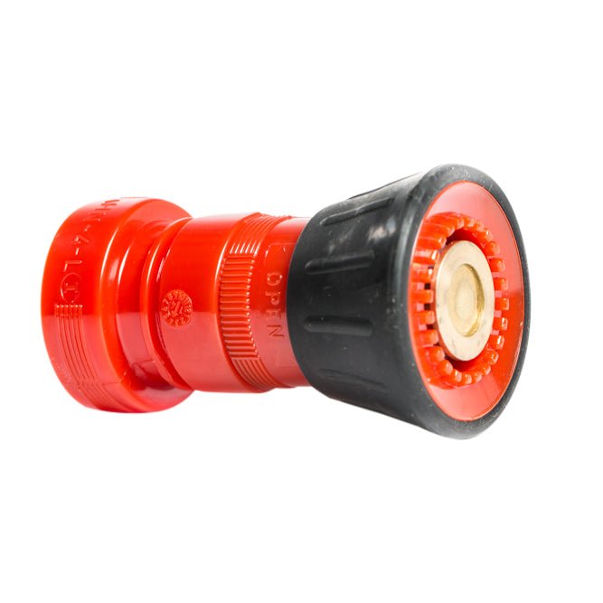 Hose Nozzle, Fog to Stream, 1-1/2" NST (NHT), Plastic with Bumper, Dixon FNB150NST - UnitedBuilt Equipment