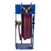 Hose Reel, Spring Rewind, 3/8" x 100', Air or Water, PVC 300 PSI Hose Included, Coxreels T Series TSH-N-3100 - UnitedBuilt Equipment