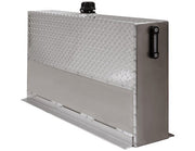 Hydraulic Tank 35 Gallon, Aluminum, Diamond Tread, Upright Mount, Height 24" x Width 41.75" x Depth 7.95", Buyers UR35A - UnitedBuilt Equipment