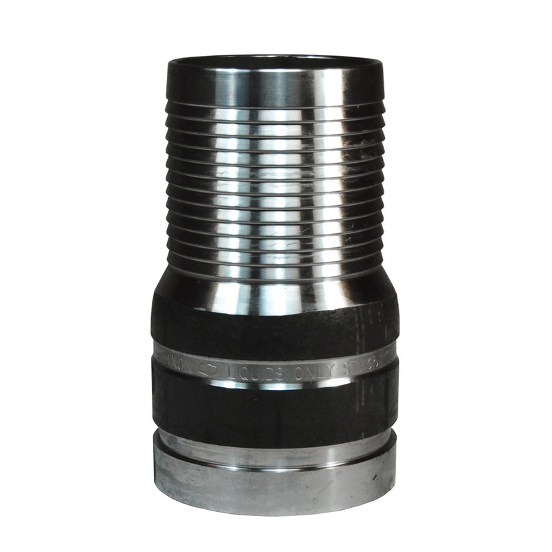 Dixon STV King Combination Nipple, Grooved End x Hose Shank