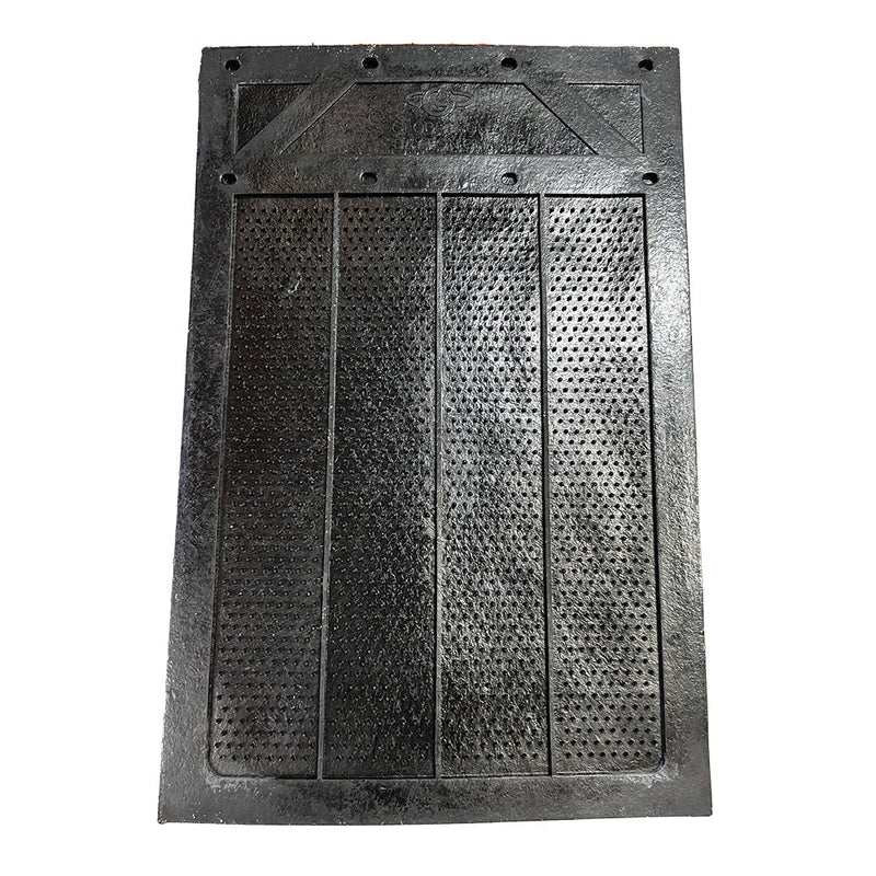 Mud Flap, Heavy Duty 1/2", Anti-Sail, 36" (MUDFLP36AS) - UnitedBuilt Equipment