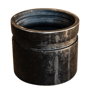 Pipe Adapter, Weld by Groove, SCH40 Black Pipe - UnitedBuilt Equipment