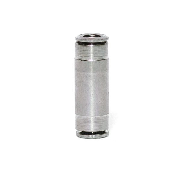Push-In Air Fitting, Union, 1/4" Tube OD, Camozzi 6580 04-00 - UnitedBuilt Equipment