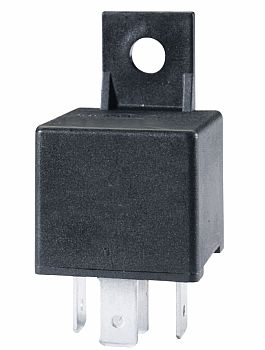 Relay Mini ISO, 12V, 40 AMP, SPDT, B1/200 Hella 933332181 - UnitedBuilt Equipment