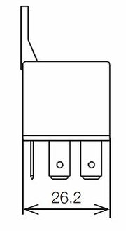 Relay Mini ISO, 12V, 40 AMP, SPDT, B1/200 Hella 933332181 - UnitedBuilt Equipment