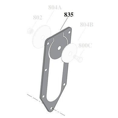 Rubber, Clack B4T_K 15-1/16LG Neoprene 6, Berkeley L04119 - UnitedBuilt Equipment