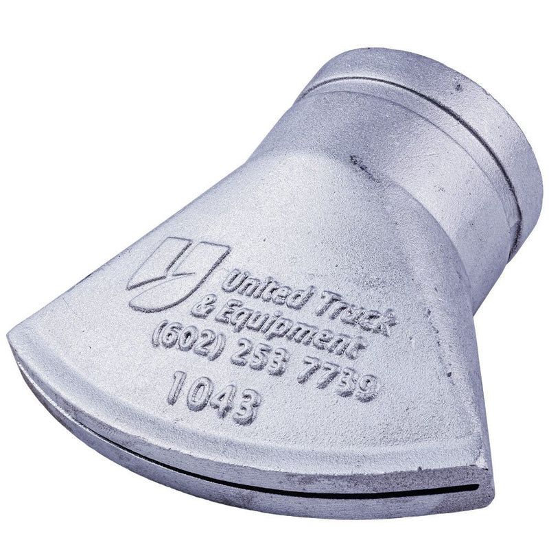Spray Valve Kit, AV1100 3" Valve with BC2178 Duckbill Flusher Nozzle and 90-Degree Elbow, UnitedBuilt - UnitedBuilt Equipment