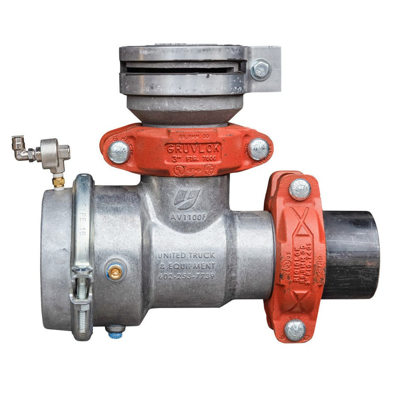 Spray Valve Kit, AV1100 3" Valve with BC2399 Adjustable Fan Head, UnitedBuilt - UnitedBuilt Equipment