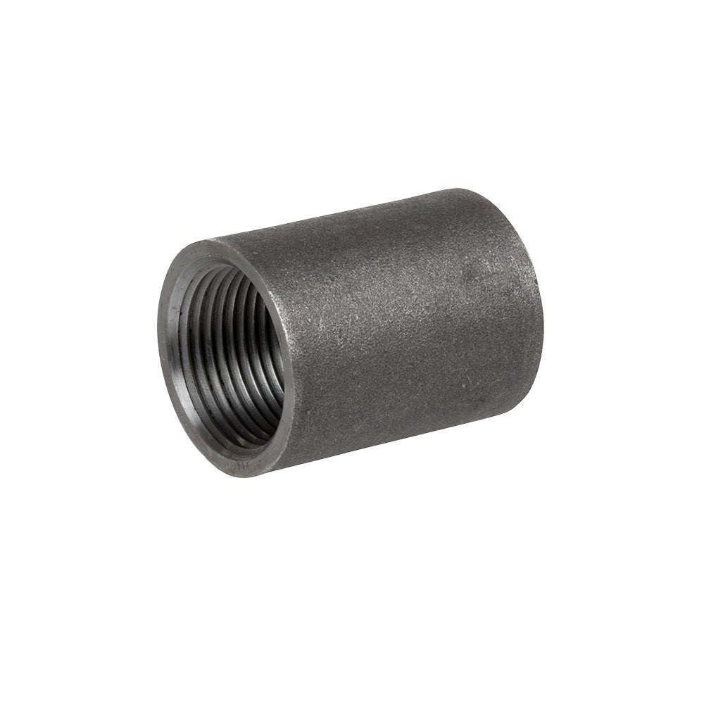 Threaded Coupling, FNPT, Black Merchant Steel - UnitedBuilt Equipment