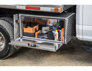 Tool Box, Diamond Tread Aluminum, Locking Storage, 18x18x48, Height 18" x Depth 18" x Width 48", Buyers 1705110 - UnitedBuilt Equipment