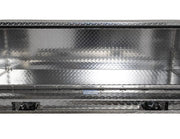 Tool Box, Diamond Tread Aluminum, Locking Storage, 18x18x48, Height 18" x Depth 18" x Width 48", Buyers 1705110 - UnitedBuilt Equipment