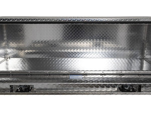 Tool Box, Diamond Tread Aluminum, Locking Storage, 18x18x48, Height 18" x Depth 18" x Width 48", Buyers 1705110 - UnitedBuilt Equipment